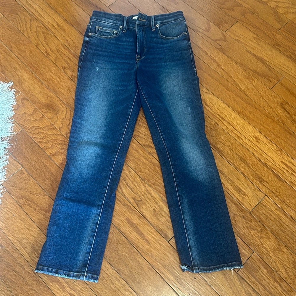 Good American jeans size 4/27 - good legs straight/indigo - never worn